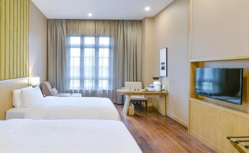 Bed in Atour Hotel Nantong Langshan Scenic Area