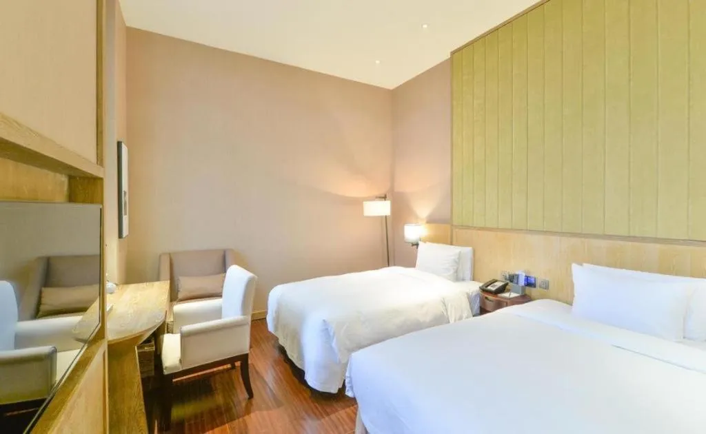 Bed in Atour Hotel Nantong Langshan Scenic Area