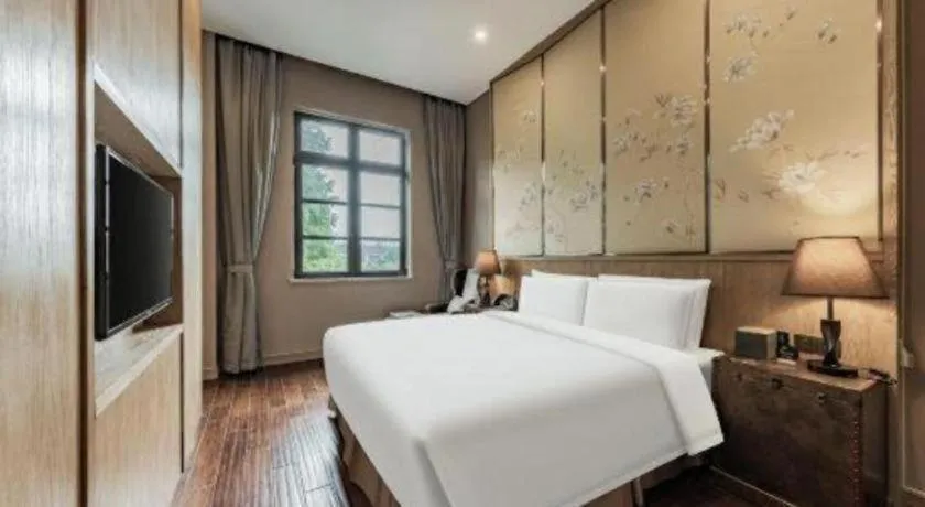 Bed in Atour Hotel Nantong Langshan Scenic Area