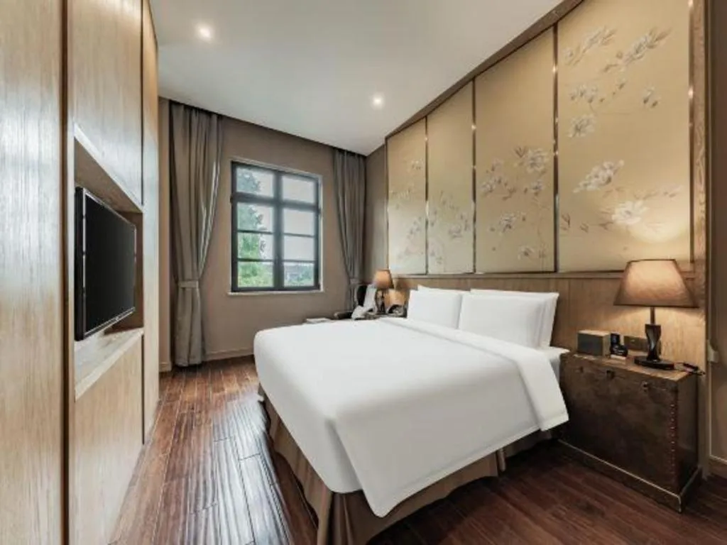 Bed in Atour Hotel Nantong Langshan Scenic Area