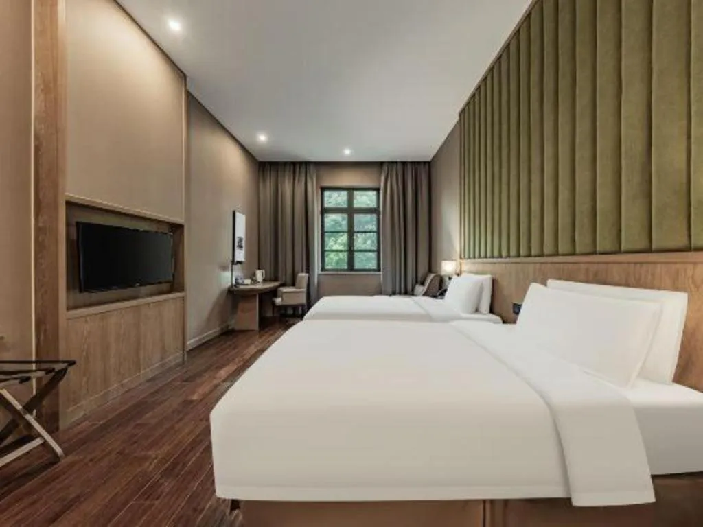 Bed in Atour Hotel Nantong Langshan Scenic Area