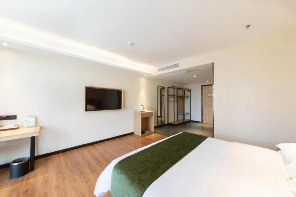 Bed in GreenTree Inn Lu'an Jin'an District Yuanda Xingfuli