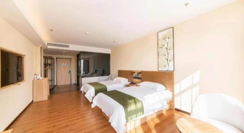 Bed in GreenTree Inn Lu'an Jin'an District Yuanda Xingfuli