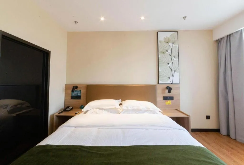 Bed in GreenTree Inn Lu'an Jin'an District Yuanda Xingfuli