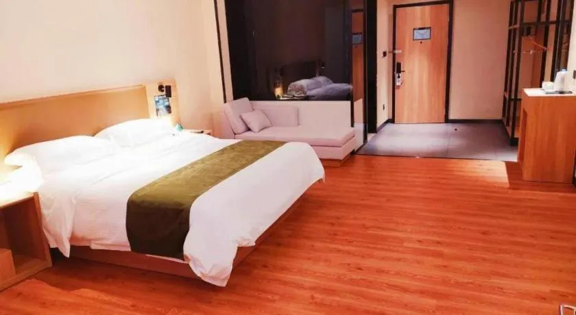 Bed in GreenTree Inn Lu'an Jin'an District Yuanda Xingfuli