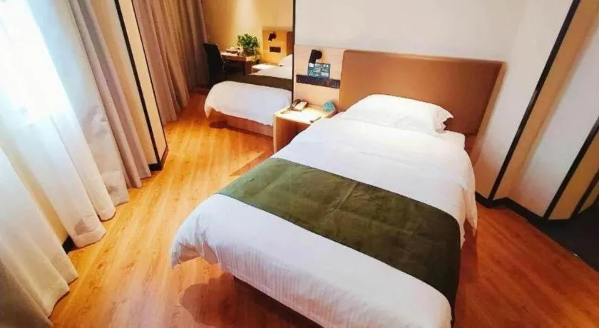 Bed in GreenTree Inn Lu'an Jin'an District Yuanda Xingfuli
