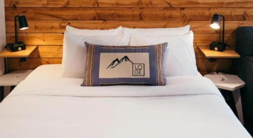 Bed in LOGE Breckenridge