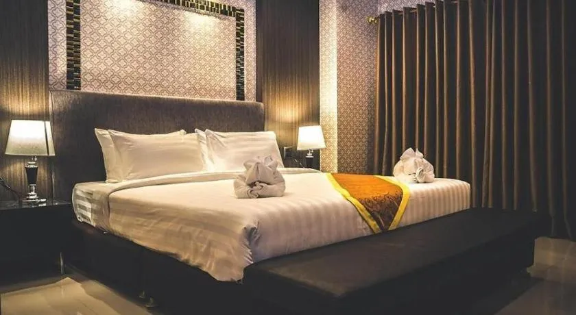 Bed in OYO 1130 CK Resort Pattaya
