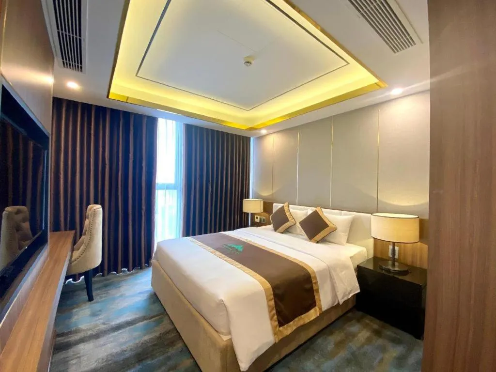 Bed in Khach san Toan Thang Stone