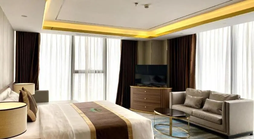 Bed in Khach san Toan Thang Stone