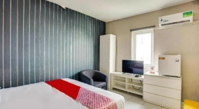 Bed in OYO 3247 Afira Rooms Aeropolis