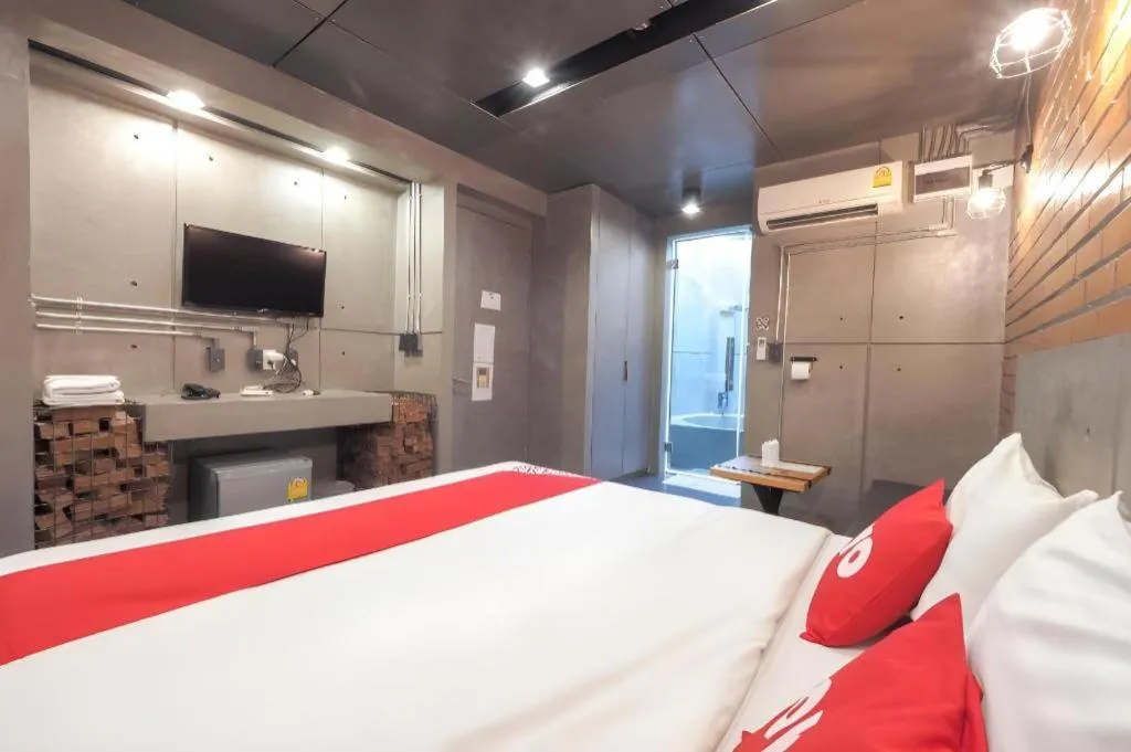 Bed in OYO 75368 Demadre Resort