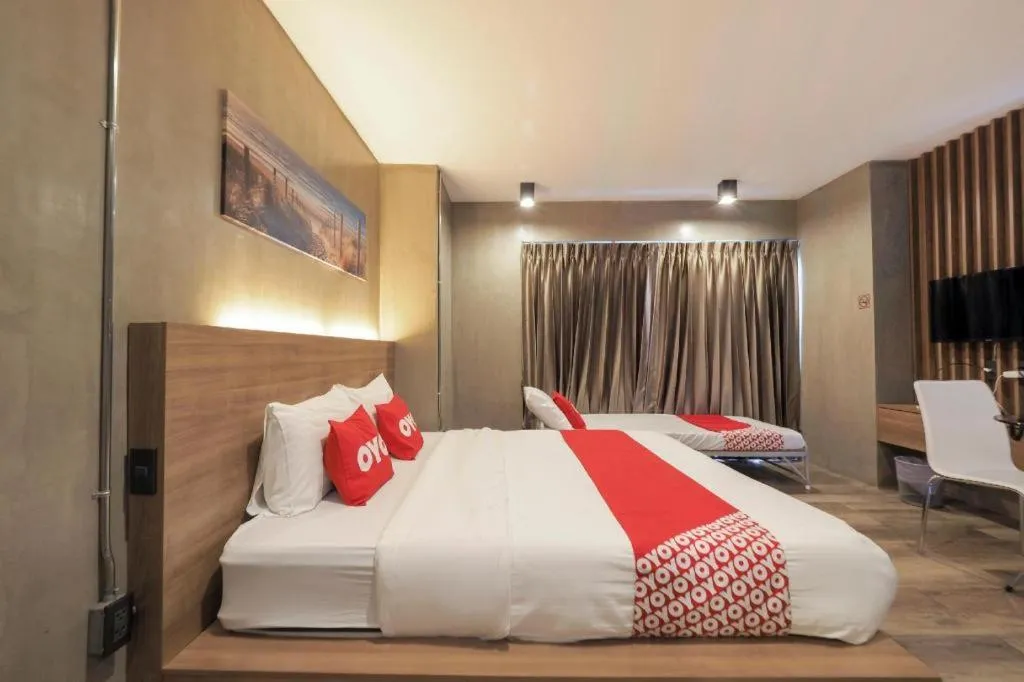 Bed in OYO 75368 Demadre Resort