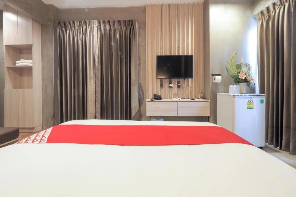 Bed in OYO 75368 Demadre Resort