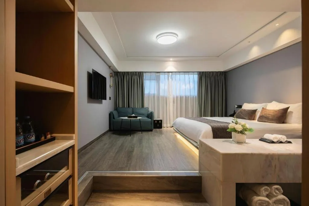 Bed in Taiyi International Hotel