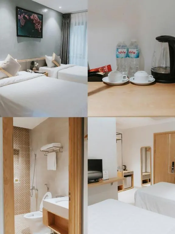 Bed in HẢI AN HOTEL