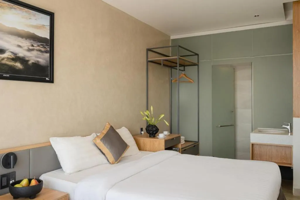 Bed in HẢI AN HOTEL