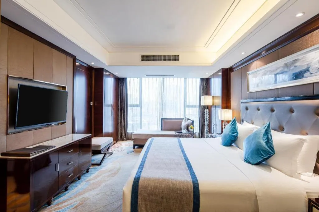 Bed in Chengdu Rising Butterfly Hotel