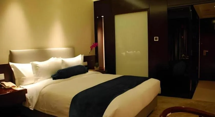 Bed in Meiyuan Hotel Hangzhou