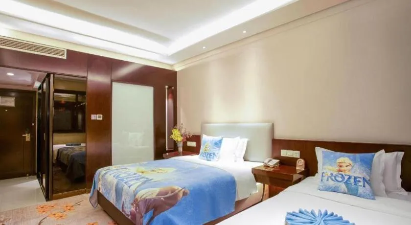 Bed in Meiyuan Hotel Hangzhou