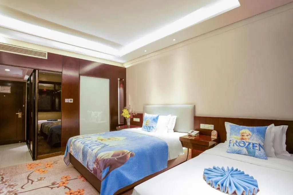 Bed in Meiyuan Hotel Hangzhou