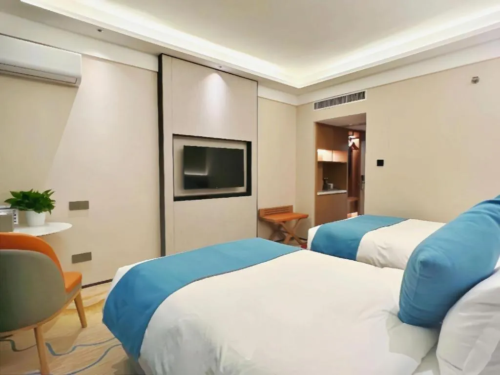 Bed in Meiyuan Hotel Hangzhou