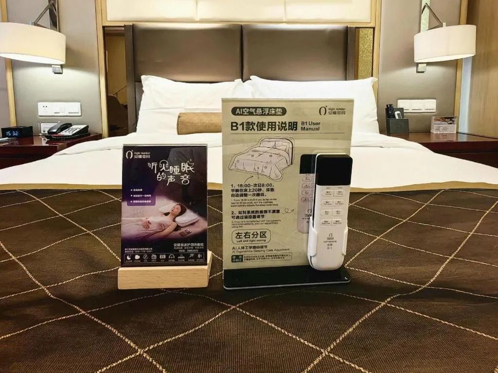Bed in Meiyuan Hotel Hangzhou