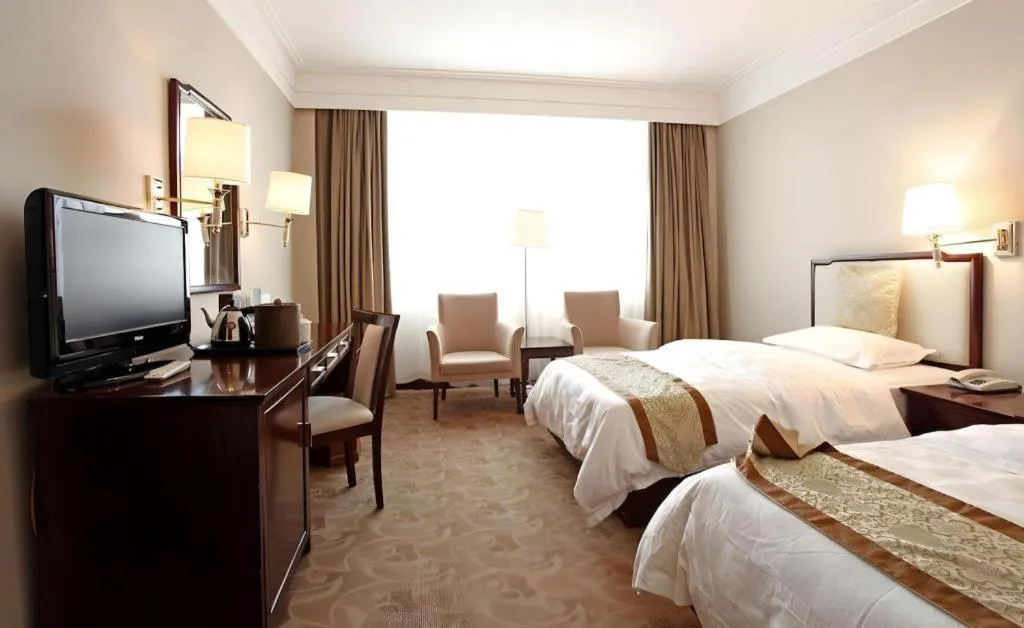 Bed in Bell Tower Hotel