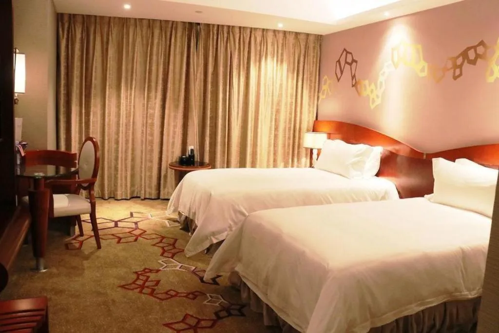 Bed in Cinese Hotel Dongguan