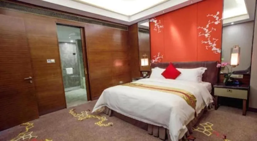 Bed in Cinese Hotel Dongguan