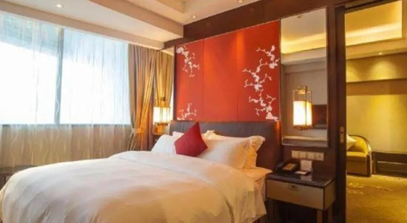 Bed in Cinese Hotel Dongguan