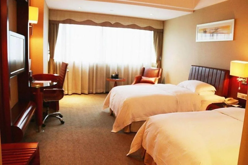 Bed in Cinese Hotel Dongguan