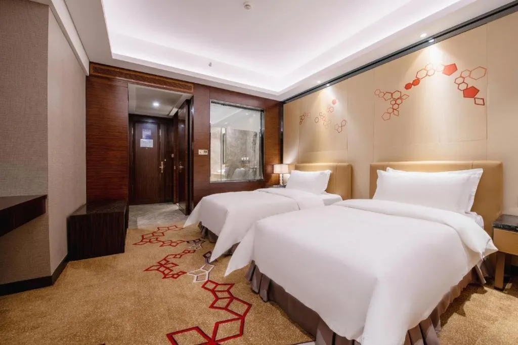 Bed in Cinese Hotel Dongguan