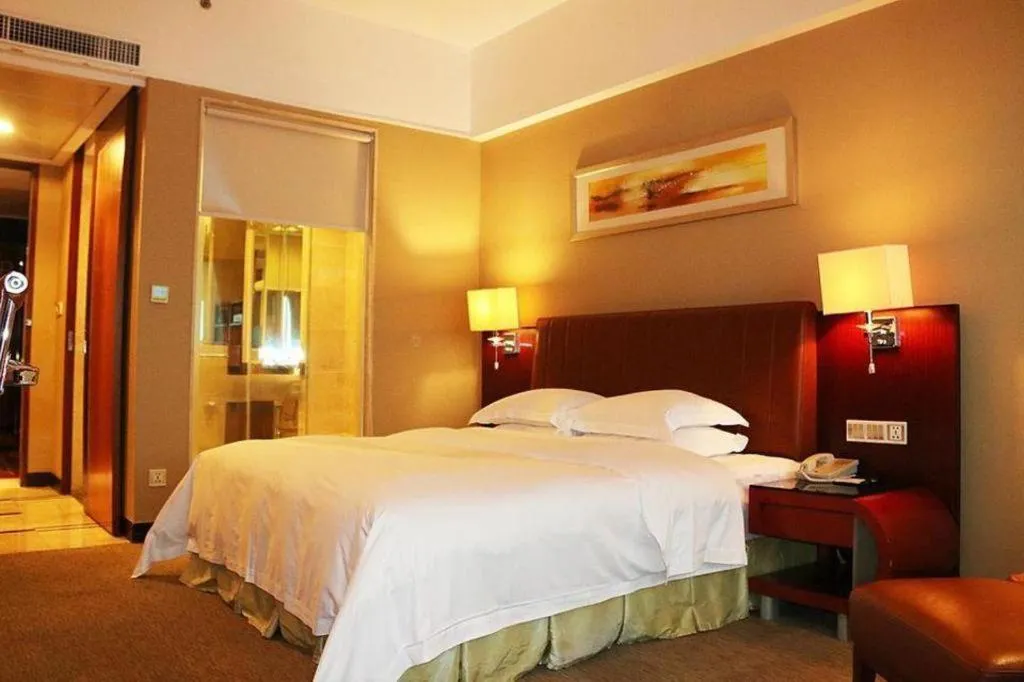 Bed in Cinese Hotel Dongguan