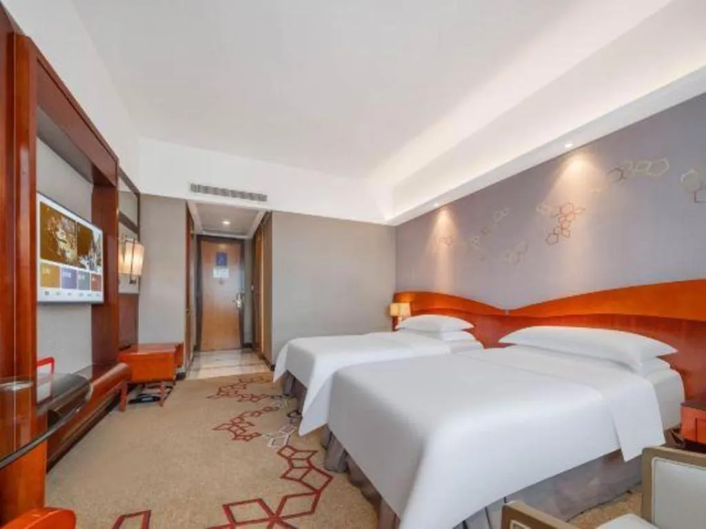 Bed in Cinese Hotel Dongguan