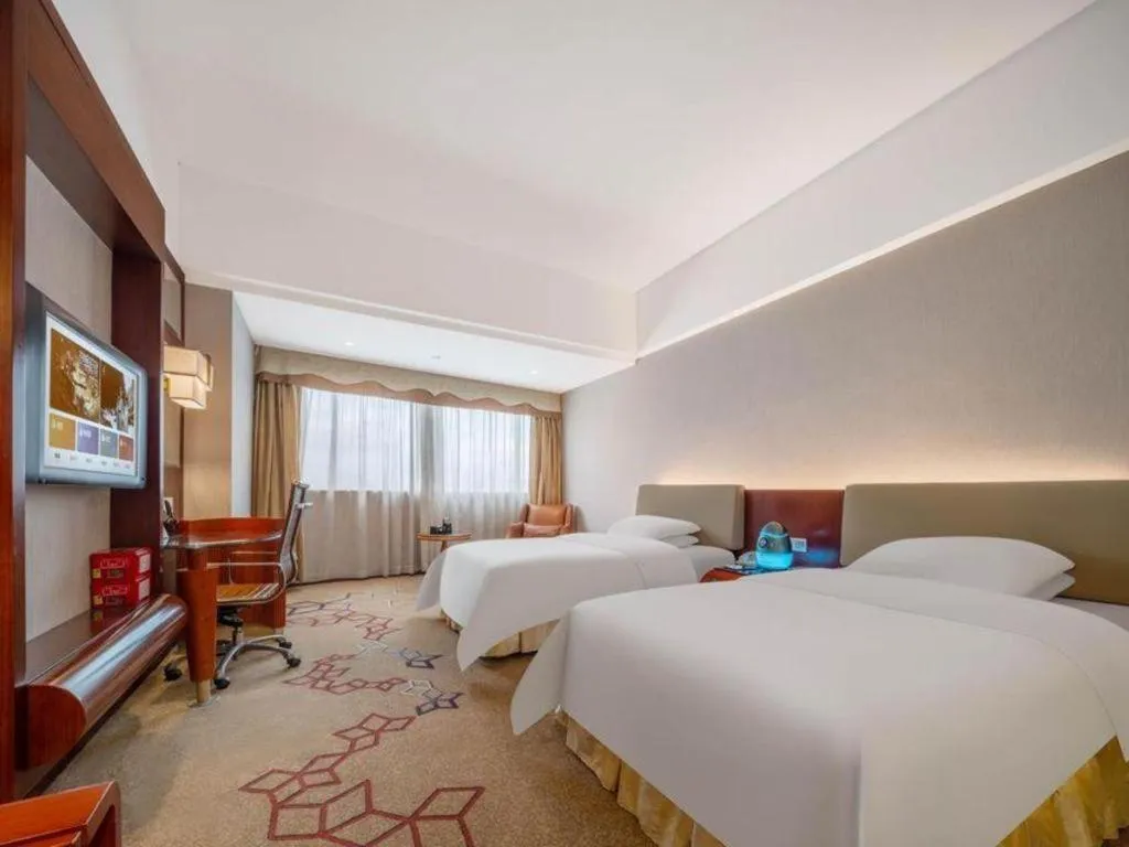 Bed in Cinese Hotel Dongguan