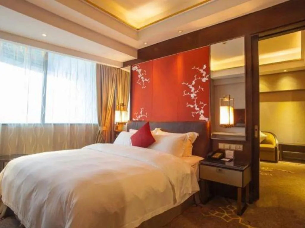 Bed in Cinese Hotel Dongguan