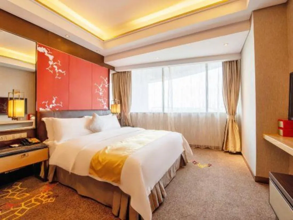 Bed in Cinese Hotel Dongguan