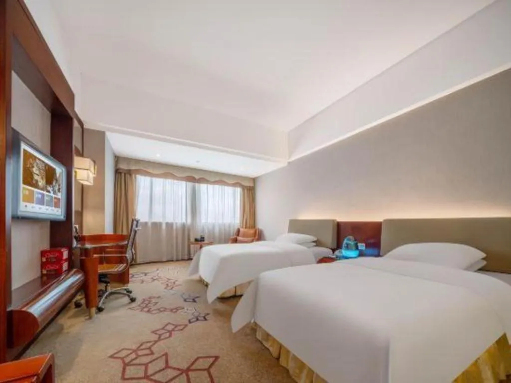 Bed in Cinese Hotel Dongguan