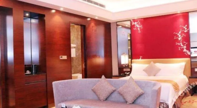 Bed in Cinese Hotel Dongguan