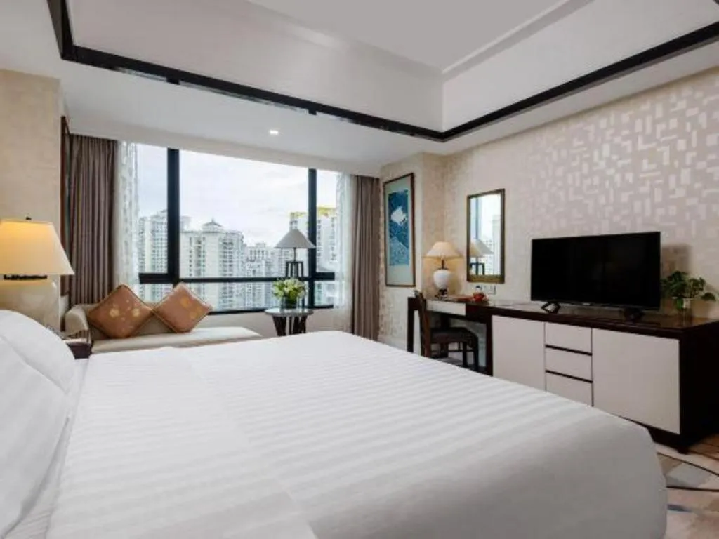 Bed in Hainan Junhua Haiyi Hotel