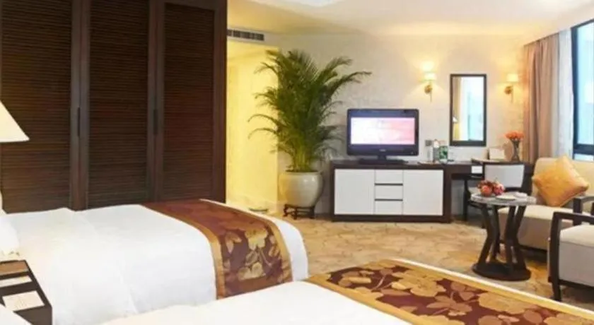 Bed in Hainan Junhua Haiyi Hotel