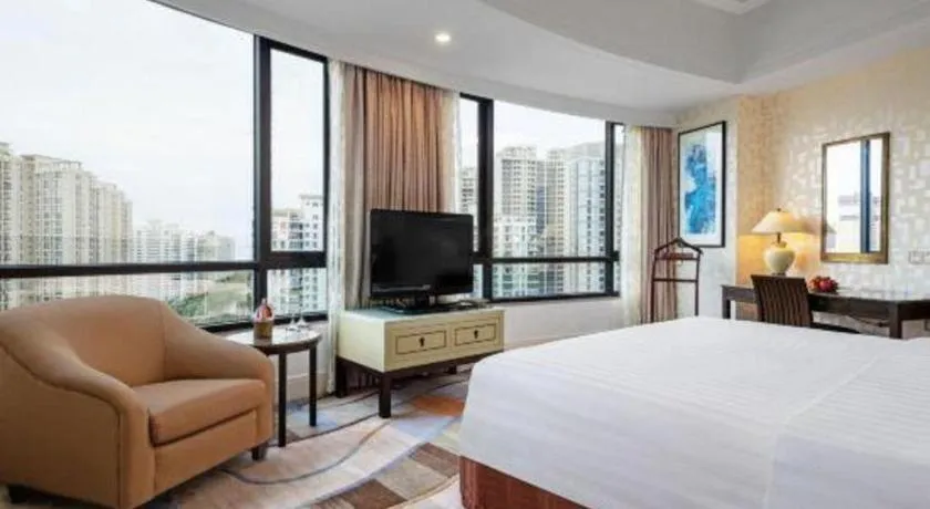 Bed in Hainan Junhua Haiyi Hotel