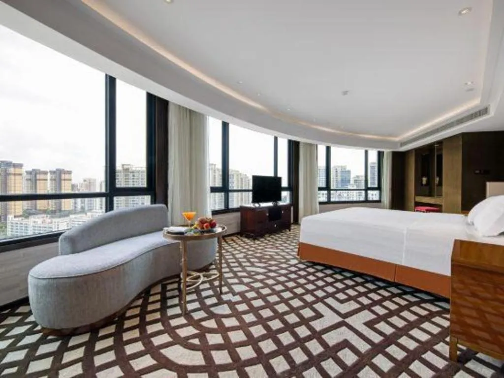 Bed in Hainan Junhua Haiyi Hotel