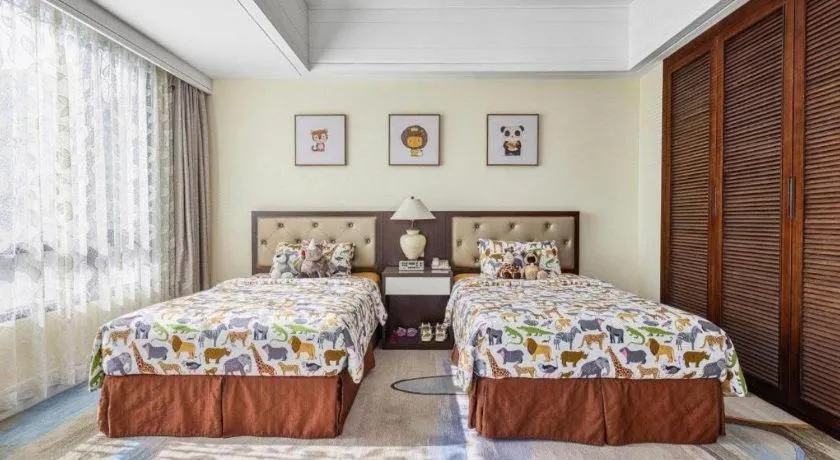 Bed in Hainan Junhua Haiyi Hotel