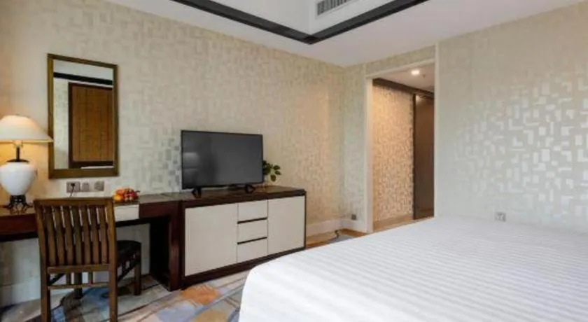 Bed in Hainan Junhua Haiyi Hotel