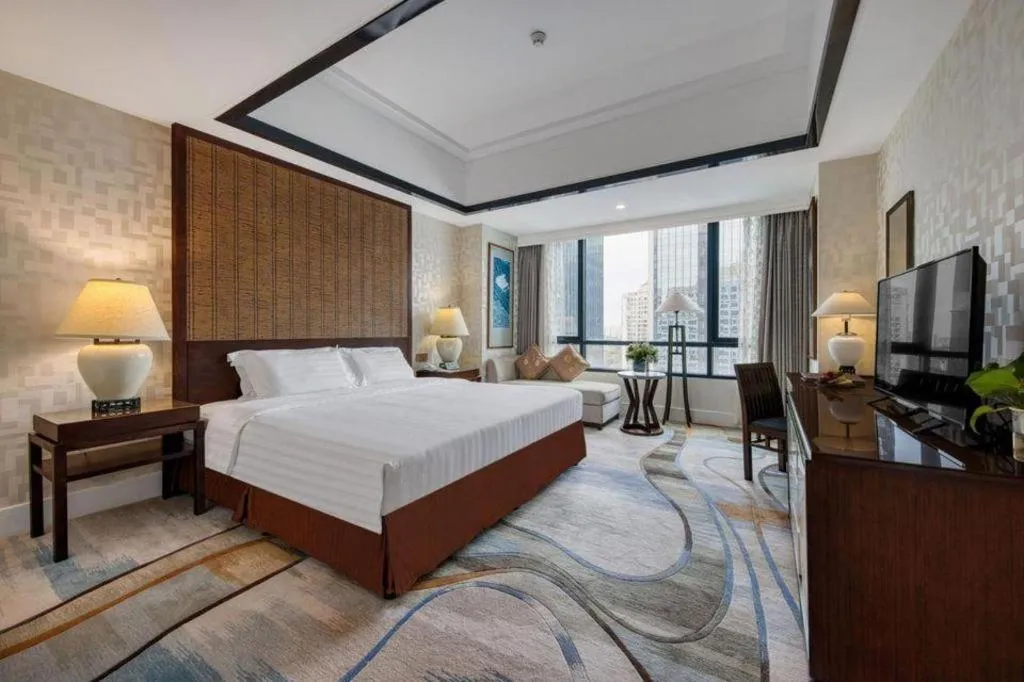 Bed in Hainan Junhua Haiyi Hotel