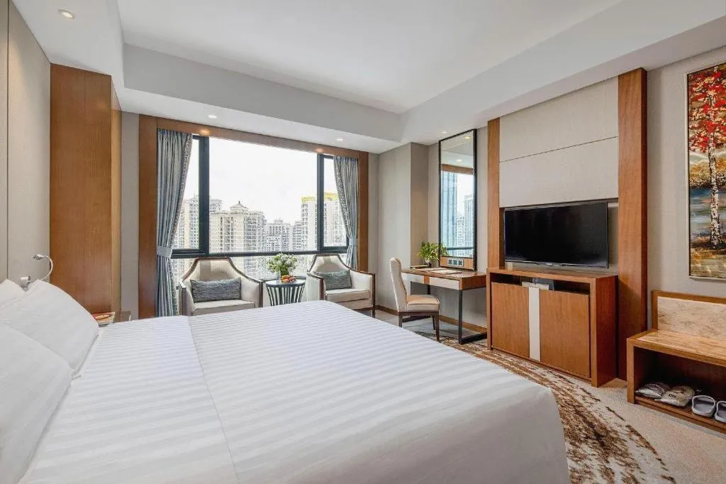 Bed in Hainan Junhua Haiyi Hotel