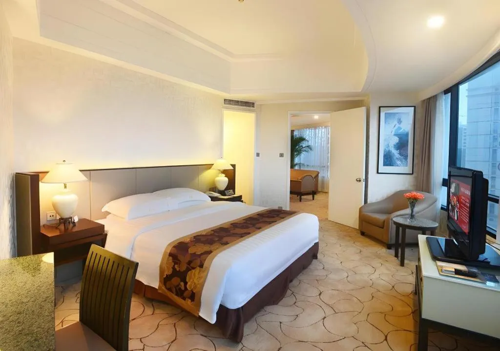 Bed in Hainan Junhua Haiyi Hotel