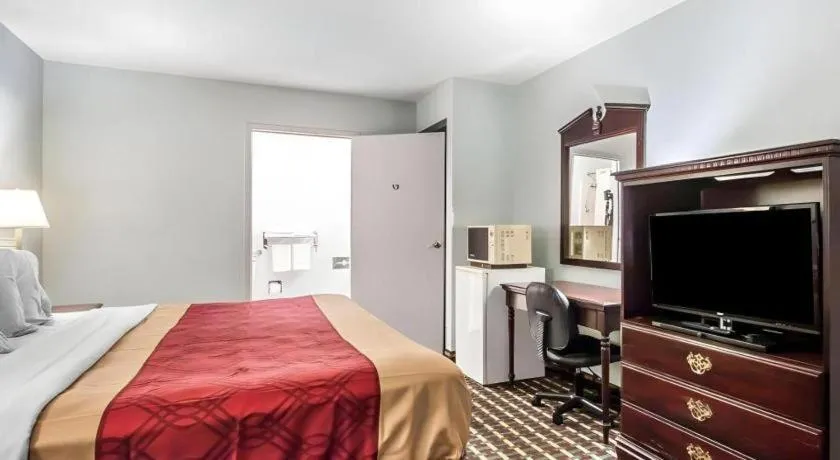 Bed in Econo Lodge Inn & Suites Tuscaloosa I-20